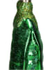 Kersten 2-delige set: kerstballen ''Bean'' groen - (H)11,6 cm