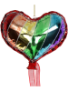 Kersten Kerstbal ''Heart Rainbow'' meerkleurig - (H)11 cm