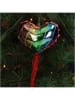 Kersten Kerstbal ''Heart Rainbow'' meerkleurig - (H)11 cm
