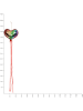 Kersten Kerstbal ''Heart Rainbow'' meerkleurig - (H)11 cm