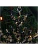 Kersten 4-delige set: decoratieve hangers ''Snowflake'' goudkleurig/zwart - Ø 13 cm