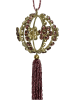 Kersten 4-delige set: decoratieve hangers roze - (H)23 x Ø 6 cm