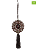 Kersten 4-delige set: decoratieve hangers ''Flower'' paars - (L)16 x (B)7 cm