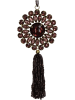 Kersten 4-delige set: decoratieve hangers ''Flower'' paars - (L)16 x (B)7 cm