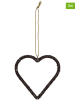 Kersten 4-delige set: decoratieve hangers ''Heart'' paars - (L)10 x (B)10 cm