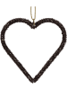 Kersten 4-delige set: decoratieve hangers ''Heart'' paars - (L)10 x (B)10 cm