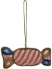 Kersten Decoratieve hanger ''Toffee'' lichtroze - (B)11 x (H)5 x (D)2 cm