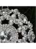 Kersten 4-delige set: decoratieve hangers ''Broche'' zilverkleurig - Ø 8 cm