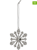 Kersten 4er-Set: Dekoanhänger ''Star'' in Silber - Ø 9 cm