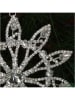 Kersten 4-delige set: decoratieve hangers ''Star'' zilverkleurig - Ø 12 cm