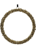 Kersten 2-delige set: decoratieve hangers ''Bells Wreath'' goudkleurig - Ø 20 cm
