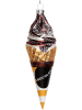 Kersten Kerstbal ''Chocolate Icecream'' goudkleurig/bruin - (H)15,7 cm