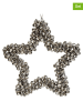 Kersten 2-delige set: decoratieve hangers ''Star'' zilverkleurig - (L)14 x (B)14 cm