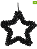 Kersten 2-delige set: decoratieve hangers ''Star'' zwart - (L)14 x (B)14 cm