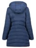 ANAPURNA Doorgestikte mantel "Clarisana" donkerblauw
