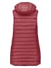 ANAPURNA Doorgestikte bodywarmer ''Vakitalana Long'' bordeaux