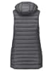 ANAPURNA Doorgestikte bodywarmer "Vakitalana" antraciet