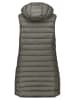 ANAPURNA Doorgestikte bodywarmer "Vakitalana" kaki