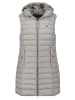 ANAPURNA Doorgestikte bodywarmer "Vakitalana" lichtgrijs