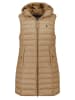 ANAPURNA Doorgestikte bodywarmer "Vakitalana" beige