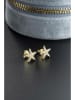 Heliophilia Vergold. Ohrstecker mit Edelsteinen