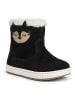 Geox Leder-Winterboots "Trottola" in Schwarz