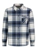 Sublevel Hemdjacke in Blau/ Weiß/ Schwarz