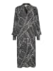 Kaffe Kleid in Schwarz/ Weiß