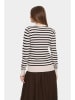 SAINT TROPEZ Sweter w kolorze beżowo-czarnym
