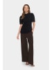 SAINT TROPEZ Bluse in Schwarz