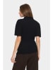 SAINT TROPEZ Bluse in Schwarz