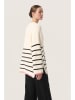 Soaked in Luxury Pullover in Creme/ Schwarz