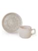 Hermia 6-delige set: koffiekoppen beige - 184 ml