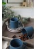 Hermia 6er-Set: Kaffeetassen in Blau - 110 ml