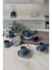Hermia 6er-Set: Kaffeetassen in Blau - 110 ml