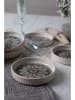 Hermia 6er-Set: Schalen in Beige/ Dunkelblau - Ø 14 cm