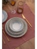 Hermia 24-delig combiservies beige/blauw