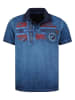 Geographical Norway Koszulka polo "Kamo" w kolorze niebieskim