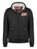 Geographical Norway Sweatjacke "Glacier" in Schwarz