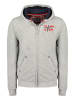 Geographical Norway Sweatvest "Glacier" grijs