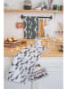 Butter Kings 2-delige set: theedoeken "Deers the forest" groen - (L)70 x (B)50 cm