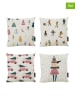 Butter Kings 4-delige set: kussenhoezen "Holiday mood" meerkleurig - (L)45 x (B)45 cm