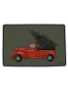 Butter Kings Wycieraczka "Christmas truck" w kolorze zielono-czerwonym