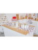 Butter Kings Tafelloper "Rowan berries" rood/zwart/wit - (L)140 x (B)40 cm