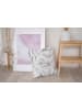 Butter Kings Kussenhoes "Wave with a little branch" crème/groen - (L)45 x (B)45 cm