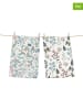 Butter Kings 2-delige set: theedoeken "Winter garden" meerkleurig - (L)70 x (B)50 cm