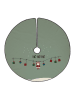 Butter Kings Kerstboomrok "Hohoho" groen - Ø 130 cm
