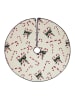 Butter Kings Kerstboomrok "Candycane bow" crème/rood/groen - Ø 130 cm
