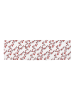 Butter Kings Tafelloper "Snowbound" rood/zwart/wit - (L)140 x (B)40 cm