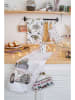 Butter Kings 2-delige set: theedoeken "Festive car" meerkleurig - (L)70 x (B)50 cm